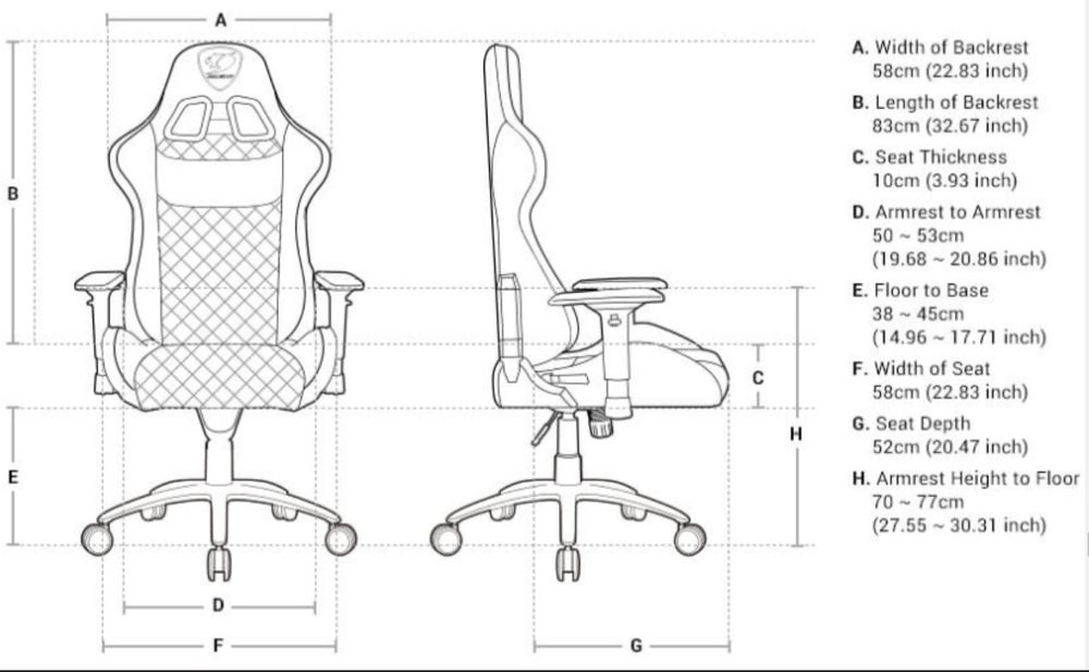 Cougar Armor Pro крісло компьютерне
