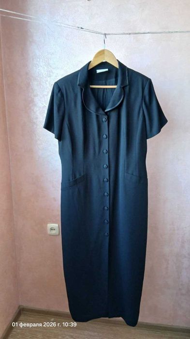 Платье черное деловое