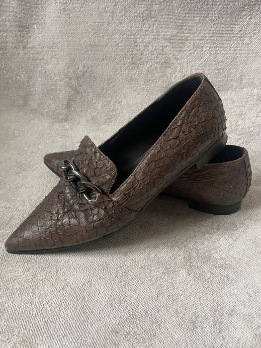 Кожаные лоферы Donna Carolina р. 37р.