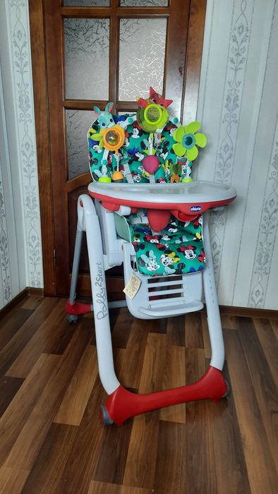 ‼️з НОВИМ ЧОХЛОМ Chicco polly 2start годувальне крісло