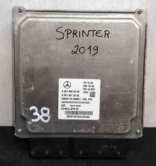 Centralina Motor / ECU MERCEDES-BENZ SPRINTER 3-t Autocarro (B906) ano 2019