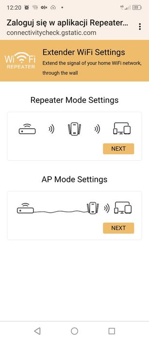 WIFI - extender / repeater Wzmacniacz sygnalu. 300 MBs 2.4 Ghz