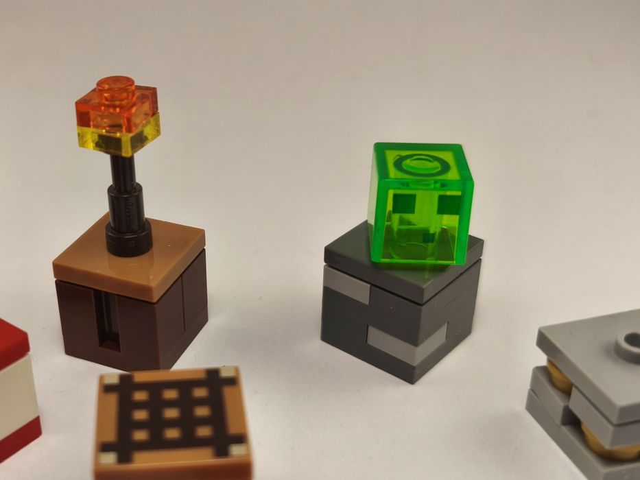 LEGO Minecraft mix elementów dynia TNT piec