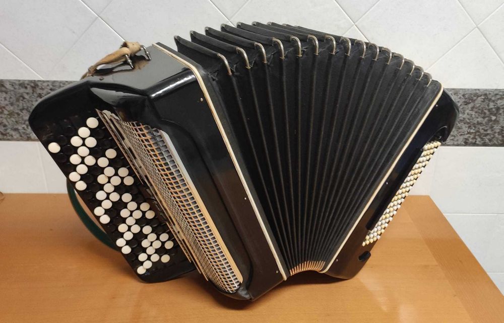 Acordeão Bayan Russo com Convertor - Acordeon Accordion