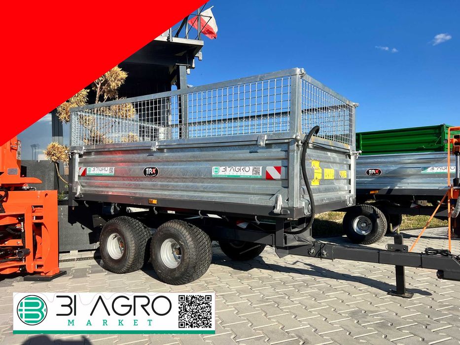 Przyczepka przyczepa 1.5 - 2T z Kiprem i oświetleniem TANdem -RATY--