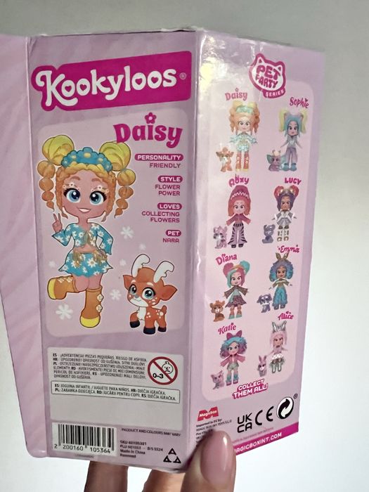 Kookyloos lalka ze zwieżąttkiem