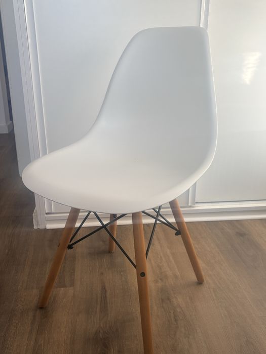 cadeira estilo nordico branco