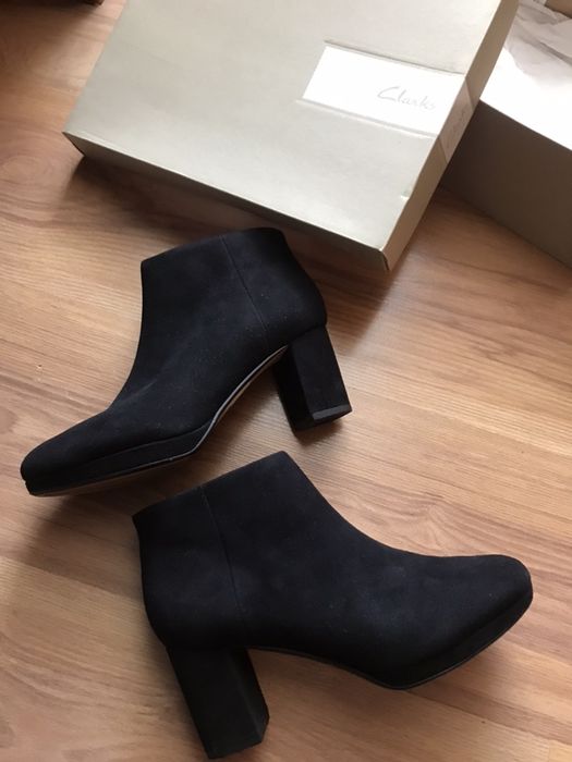 Ботильйони ботинки жіночі Clarks  kelda nights/ натурал. замша (36)