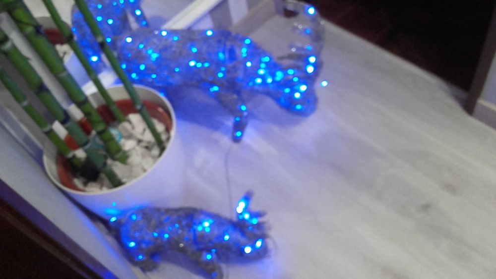 Renas de Natal com led