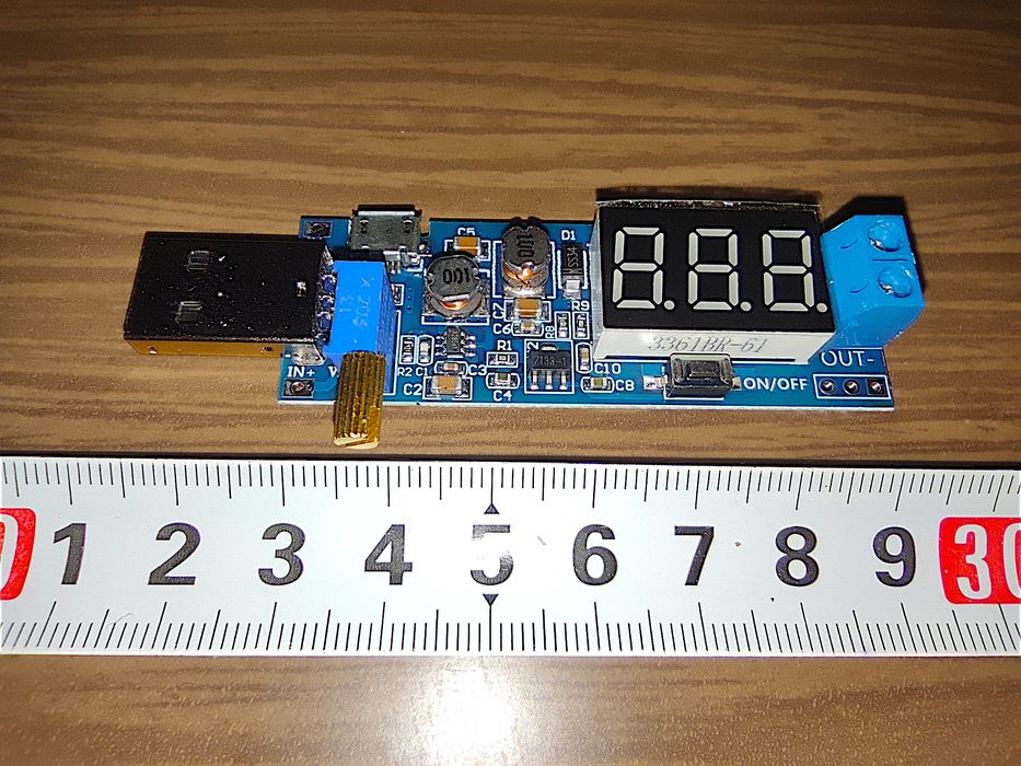 USB Лабораторный блок питания DC-DC (Step Up/Down) 1.2V-24V