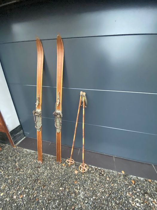 Narty Vintage drewniane,stare narty!