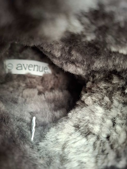 Buty szare ocieplane z kożuszkiem typ EMU nowe pasek zamsz rozmiar 41