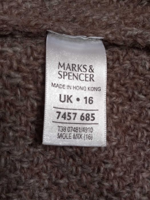 Sweter z alpaki, Marks&Spencer, XL
