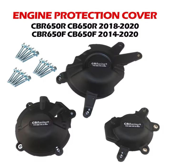 Kit proteção de motor Honda CB650R, CBR650R CB650F