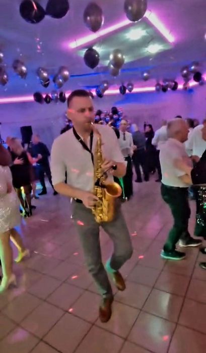 DJ Mario sax wodzirej na wesele 18stkę przyjęcie saksofon