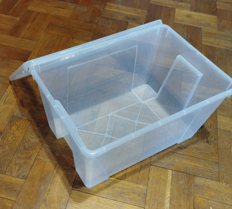 Duże Pudełko Terrarium dla Gada Ptasznika Karmówki 28 x 52,5 x 36cm