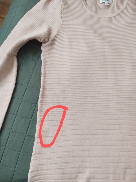 Calvin Klein rozmiar L sweter lekki  pudrowy róż