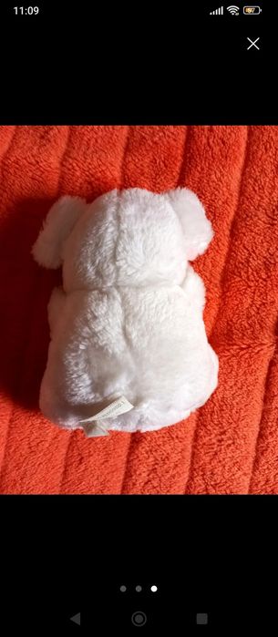 Peluche ursinho branco