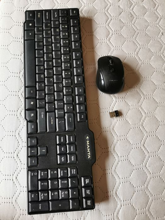 Klawiatura i mysz bezprzewodowa Manta MM970 Combo Set