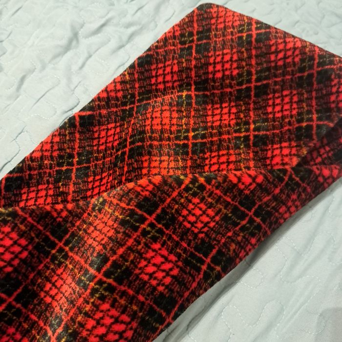 Szal podwójny czerwony