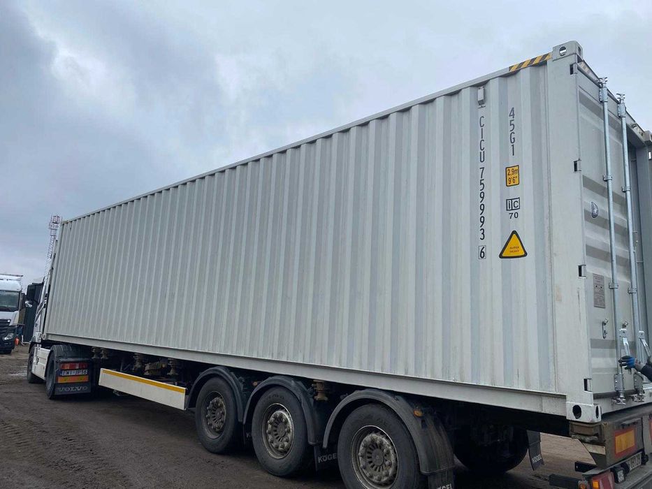 Kontener morski magazynowy 40'HCOW podwyższany NOWY