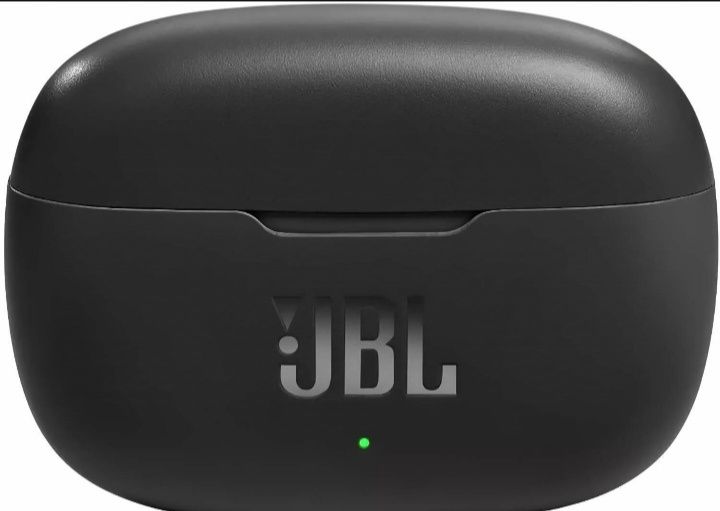 Słuchawki bezprzewodowe dokonałowe  JBL WAVE 200 tws czarne bass bluet
