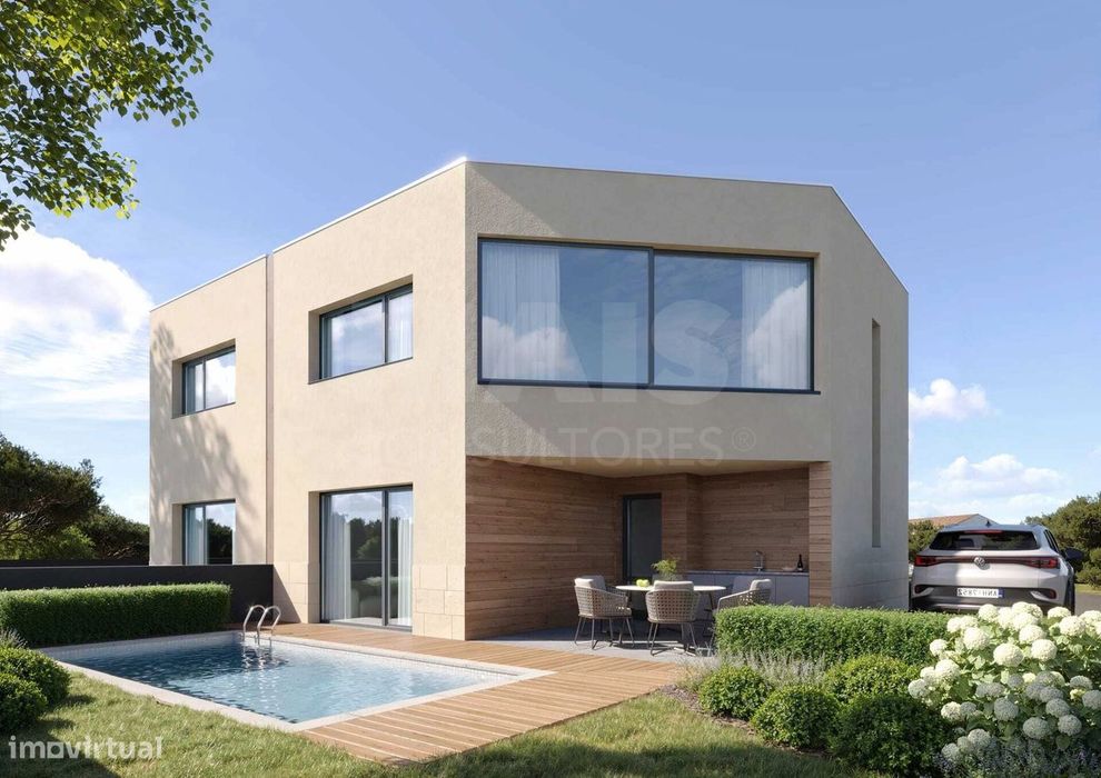 Moradia T3 Geminada c/ 1 Suite, Jardim, Parqueamento e Piscina! (LT2)