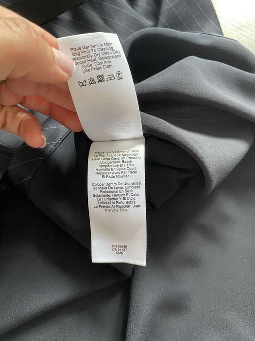 Dkny piekna satynowa dluga sukienka orginalna roz 36