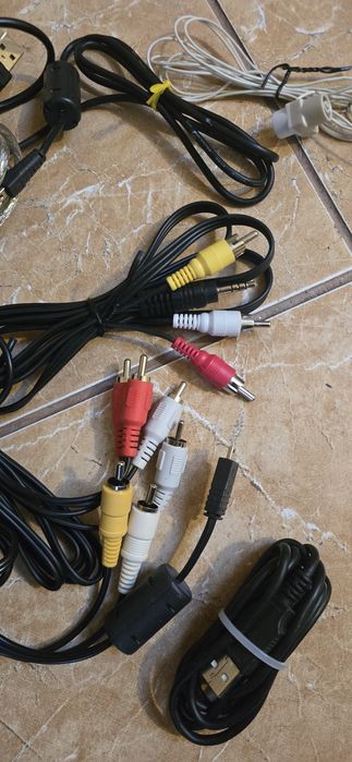 kable HDMI USB AB  Cinch antenowe