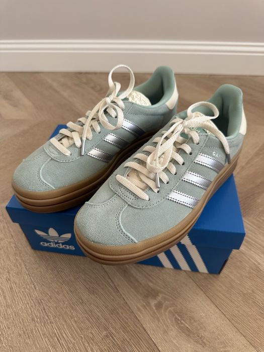 Błękitne Gazelle Adidas 38