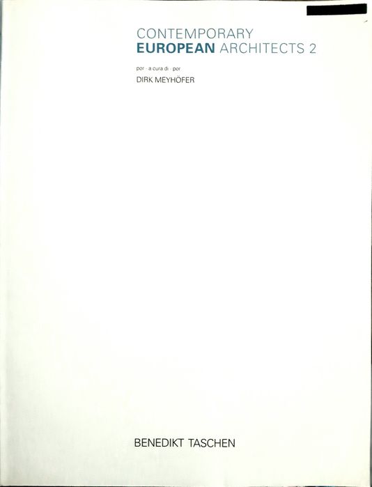 Contemporary European Architects _ volume II