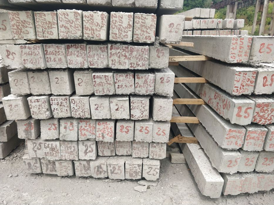 Перемички бетонні, Перетинки залізобетонні, перемычки бетонные