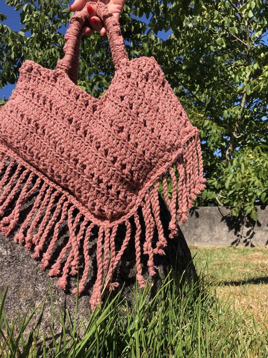 Bolsa handmade rosa