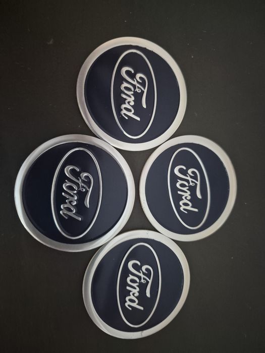 Ford naklejki na  alu felgi i kołpaki Granatowe  średnica 5.9cm