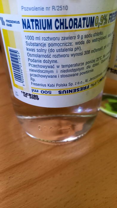 Sól fizjologiczna Fresenius 2 sztuki