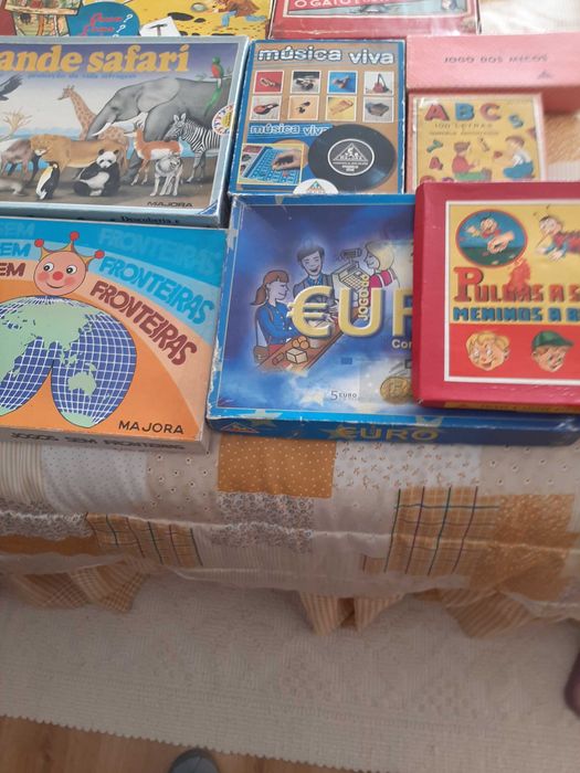 Jogos e tabuleiro Majora antigos, alguns raros