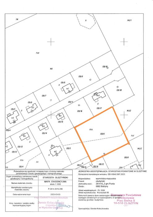 Działka Warunki Zabudowy Jezioro Las Warmia