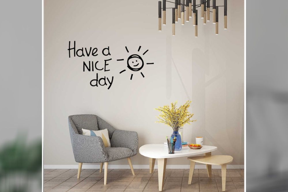 Adesivo de parede inspirador