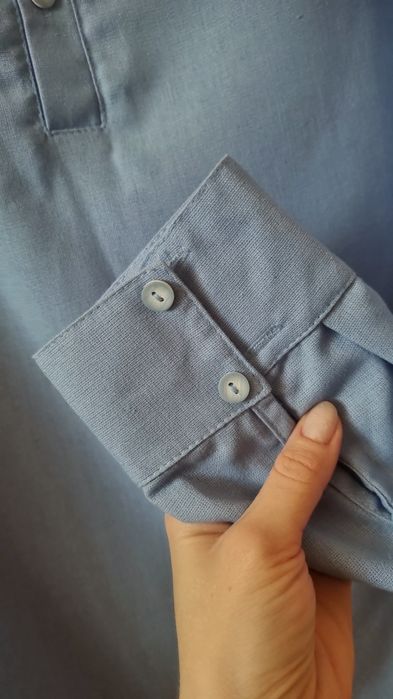 Чоловіча сорочка з натурального льону роміру М