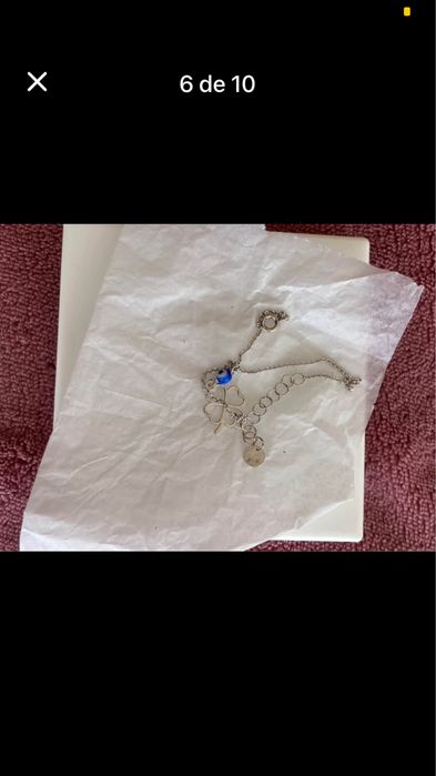 Pecas em prata novas