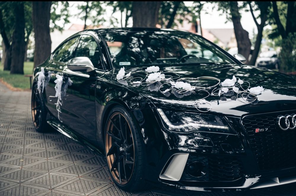 Auto do ślubu Audi RS7 650km śliczna