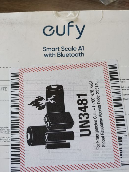 Розумні ваги Eufy A1 Smart Scale A1 з Bluetooth,