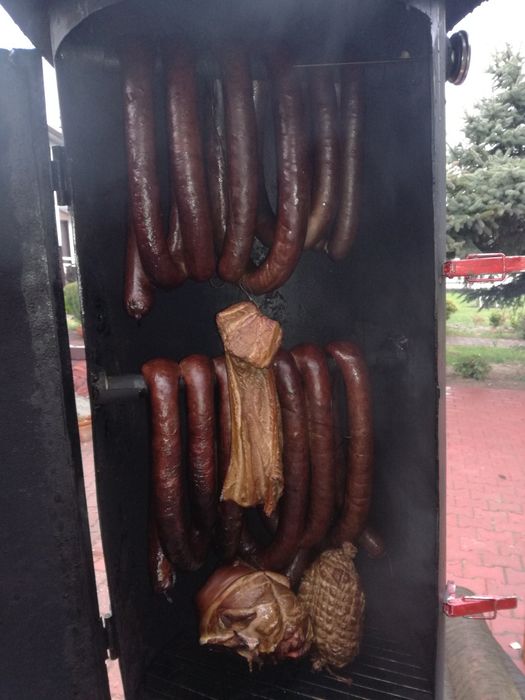 Grill wędzarnia lokomotywa wagony