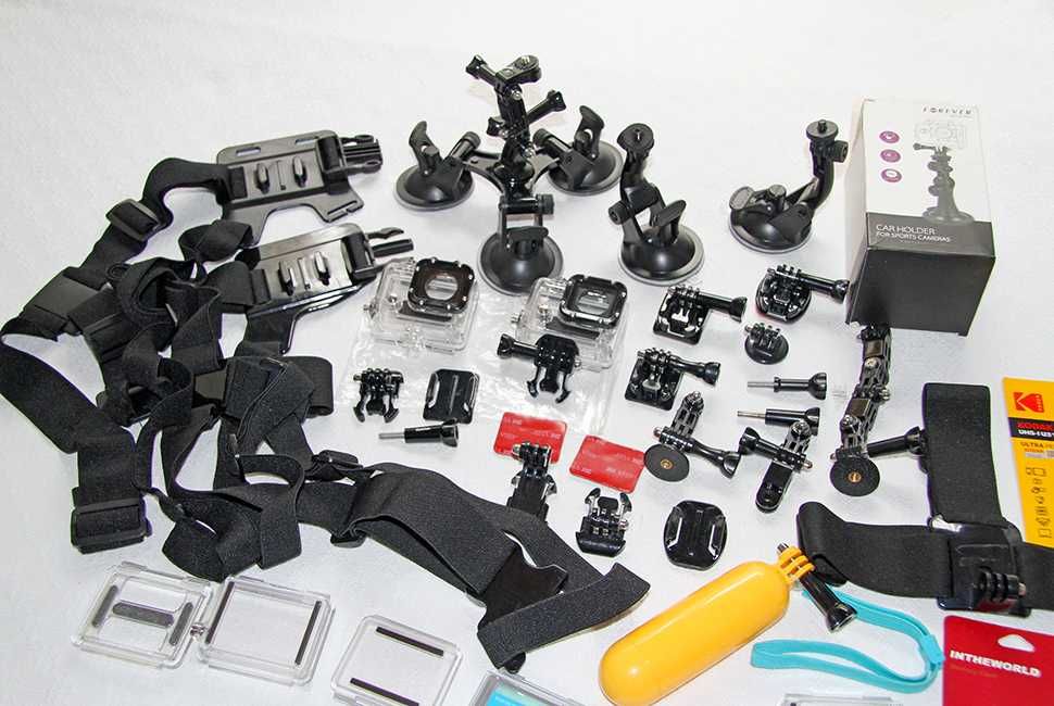 Cases, suction cups, lids, batteries for GoPro64283895853443122