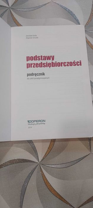 Podstawy przedsiębiorczości podręcznik