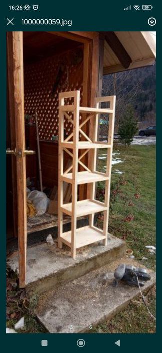 Стелаж  деревяний
