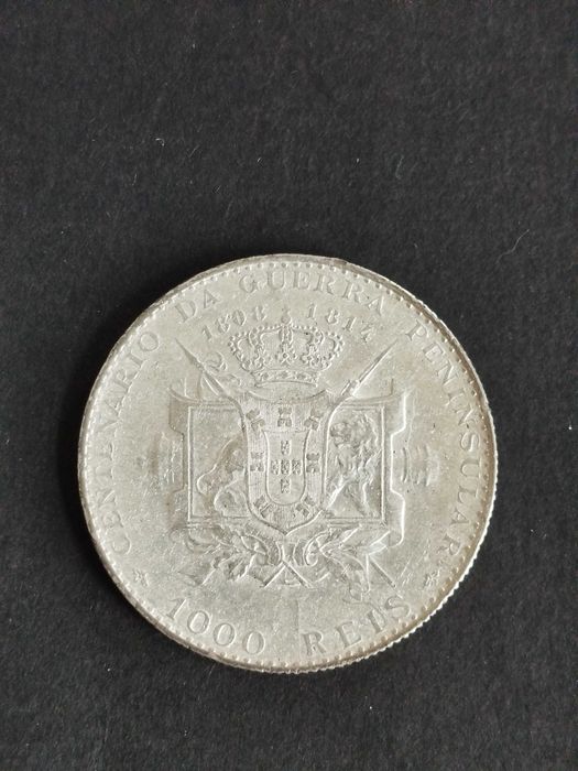 1910 - D. Manuel II - 1000 Reis - Guerra Peninsular