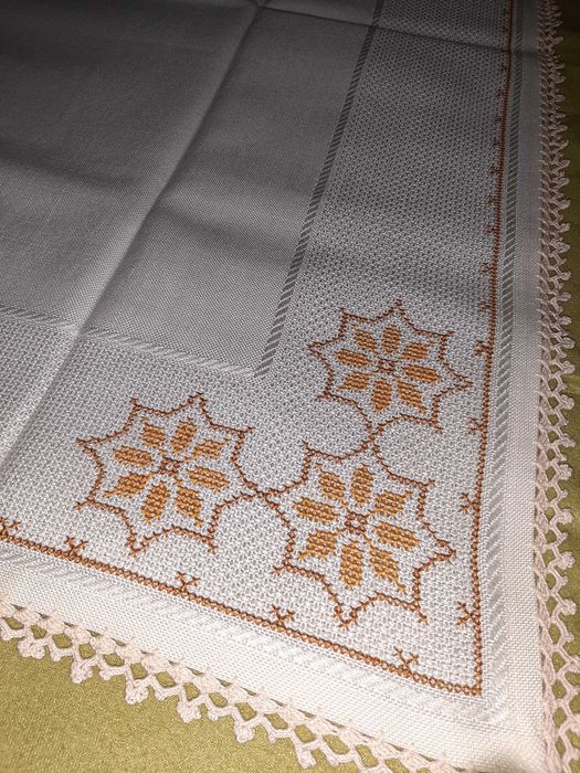 Toalha em ponto cruz