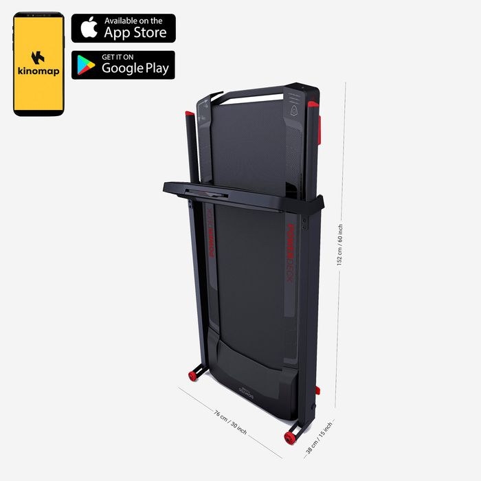 Passadeira de Corrida RUN100E, Compacta e Conectada, 14 km/h, 45x120