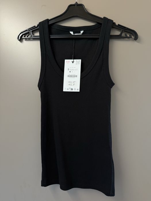 Майка в рубчик Zara,S ,нова з бірками, дуже прємний на дотик матеріал